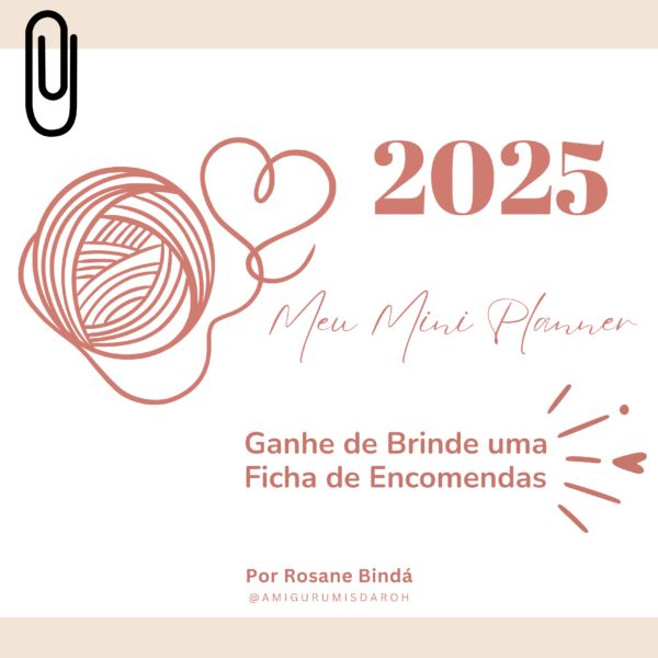 Mini Planner 2025 + Ficha de Encomendas